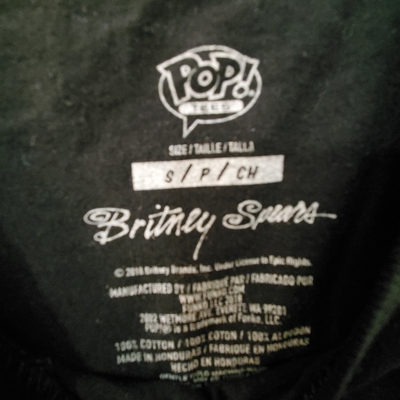 POP! Vintage BRITNEY SPEARS GRAPHIC TEE SIZE S - Picture 3 of 6